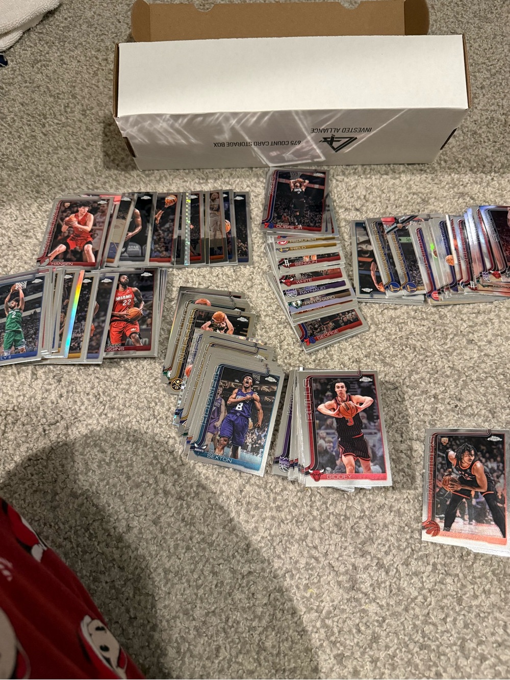 2025-26 Topps Chrome Updates NBA Basketball Bulk Cards 400+ Cards